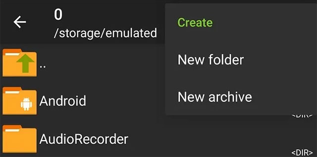 Figura 2 Cómo usar ZArchiver para comprimir y descomprimir archivos de Android