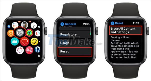 Figura 11 Pasos para resolver un error lento de Apple Watch