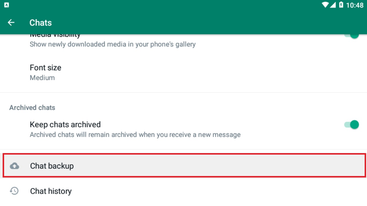 Figura 5 Cómo transferir mensajes de WhatsApp de Android a iPhone sin PC