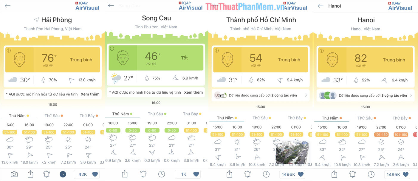 Foto 7 de AirVisual - Aplicación para controlar la contaminación del aire en teléfonos iPhone, Android