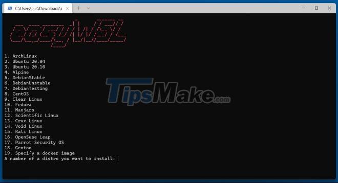 La imagen 1 de la herramienta EasyWSL puede convertir la imagen de la ventana acoplable de Linux a la distribución WSL de Windows 10