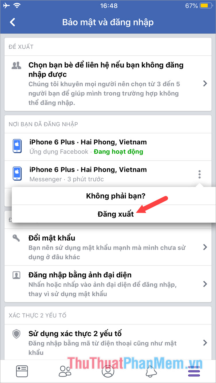 Foto 13 de Cómo cerrar sesión en Messenger, cerrar sesión en Facebook Messenger en iPhone y Android