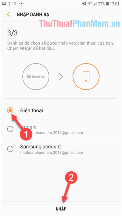 Foto 5 de Cómo transferir contactos de la tarjeta SIM al teléfono en teléfonos Android, Samsung