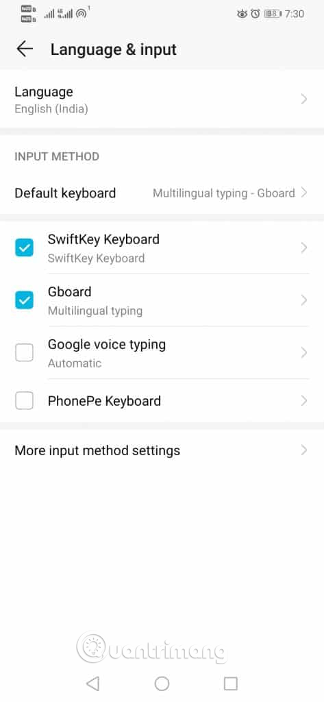 Imagen 2 de Cómo eliminar el historial del teclado de Android