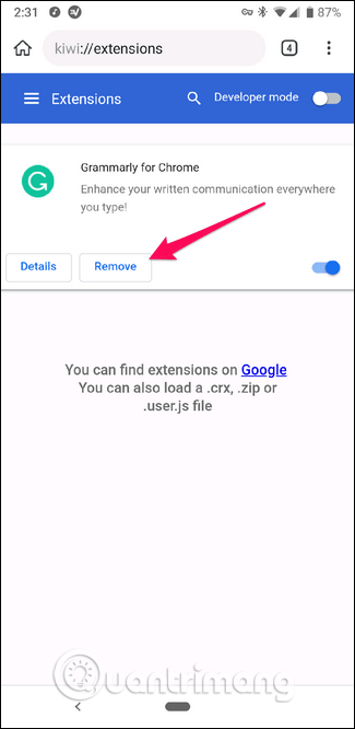 Imagen 6 de Cómo instalar la extensión de Chrome en Android