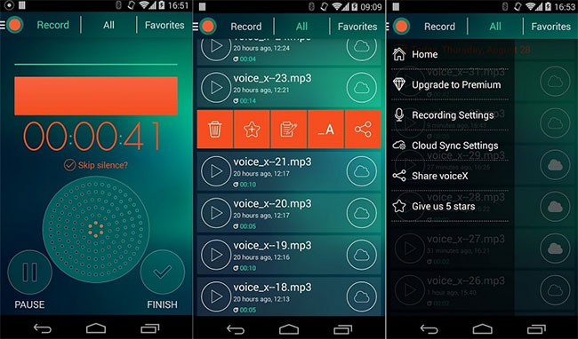Imagen 1 de la mejor aplicación de grabación para Android