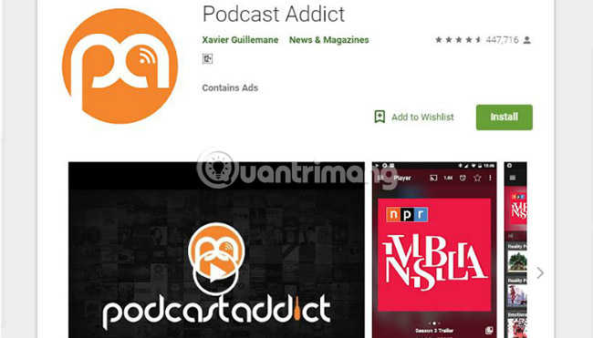 Imagen 2 de las 5 mejores aplicaciones de podcast gratuitas para Android
