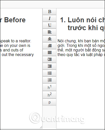 Imagen 8 del uso de VIKI Traductor traduce inglés vietnamita en línea