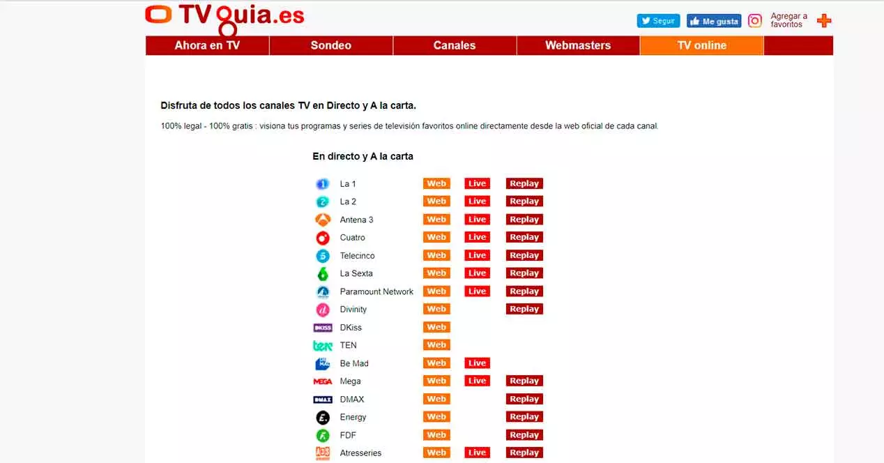 TVGuia - LaTelete alternativas