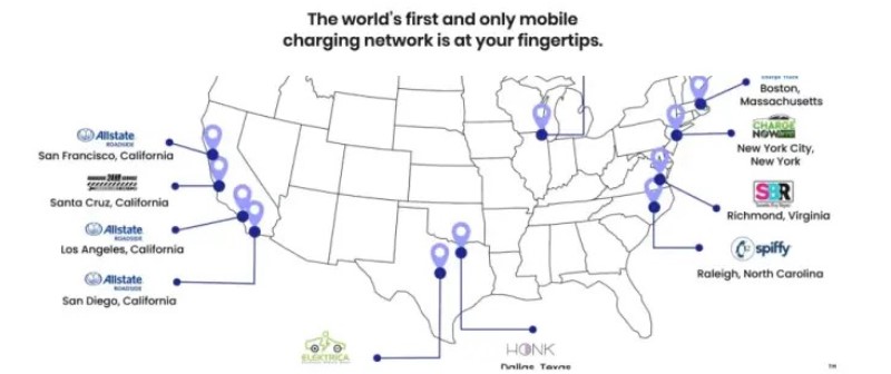 ciudades donde sparcharge prestar servicio con su cargador movil para coches electricos