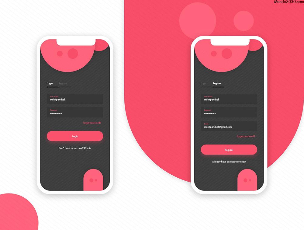 01-Mobile-App-Login-Screen-UI-Kit