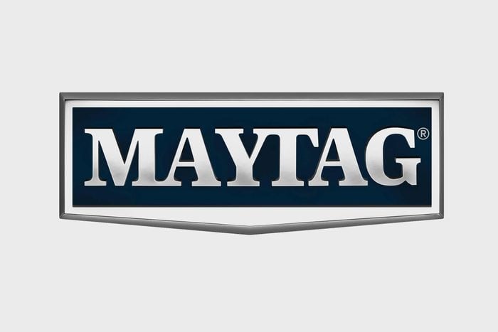 Logotipo de maytag sobre fondo gris