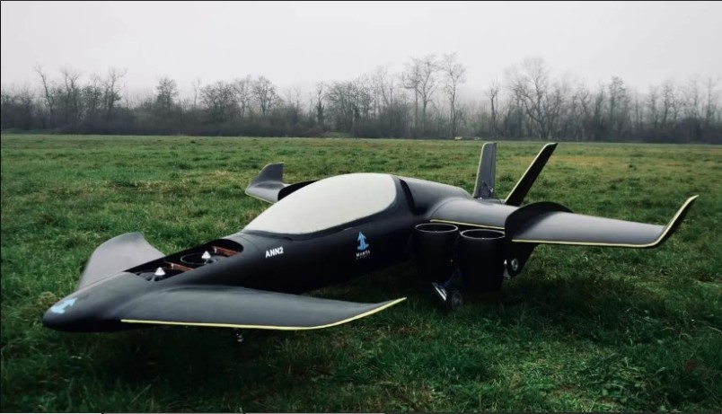aeronave hibrida electrica de manta