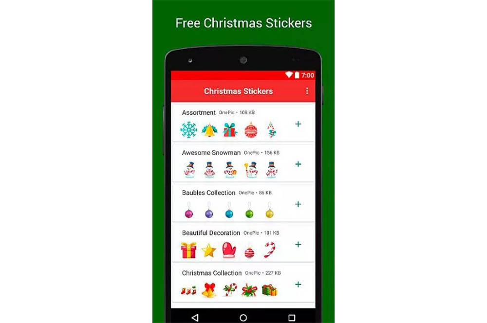 Sticker de Navidad para Whatsapp
