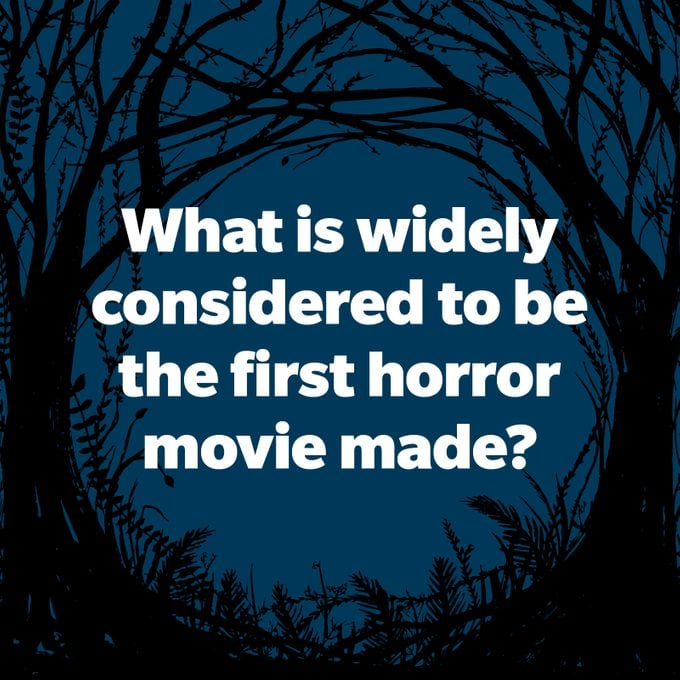 ¿Cuál es ampliamente considerada como la primera película de terror que se hizo?