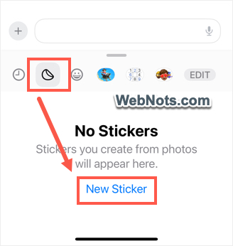 Crear una nueva etiqueta en Mensajes de iPhone